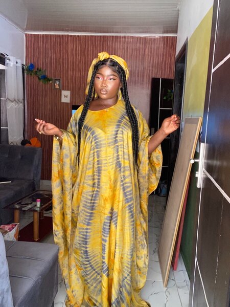 Boubou en soie Kampala