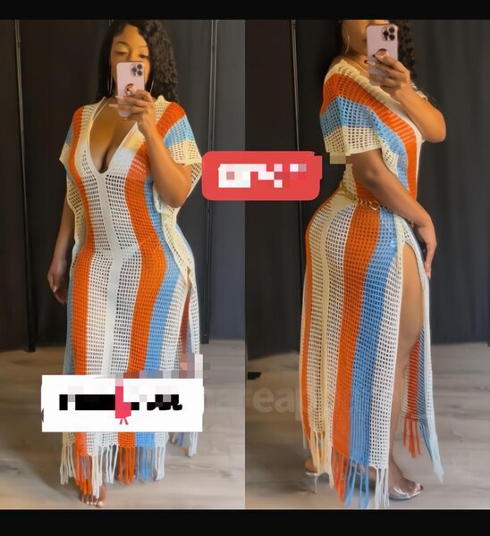 Robe crochet femme élégante