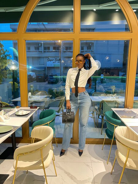 Robe longue violette élégante