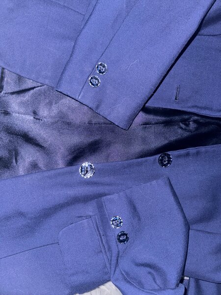 Navy blue office jacket size medium