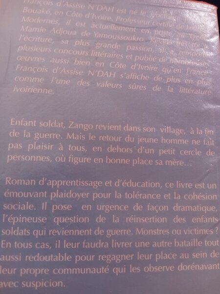 Retour de l'Enfant Soldat