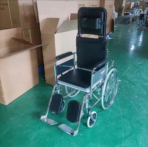 Wheelchair commode (Long back)