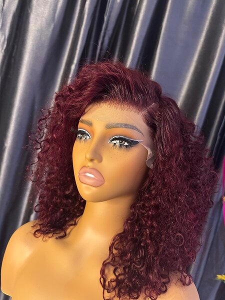 Cambodian burgundy curls