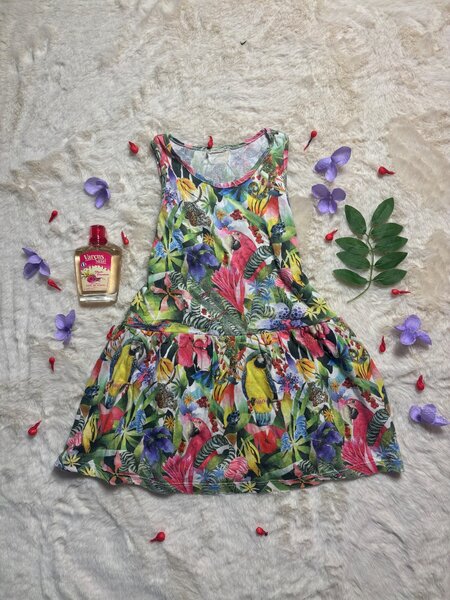 Robe d'été colorée pour fille