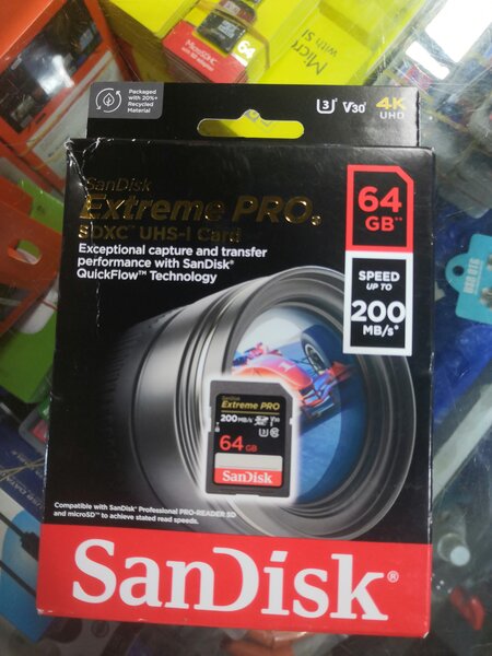 Carte SD SanDisk Extreme PRO 64GB