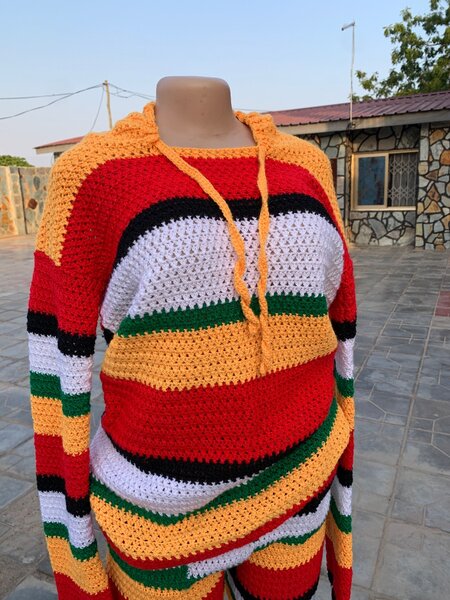Male crocheted dress up shirts