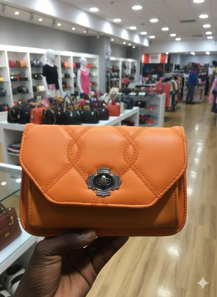 Sac à main orange élégant