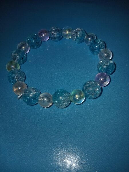 Bracelet perles colorées