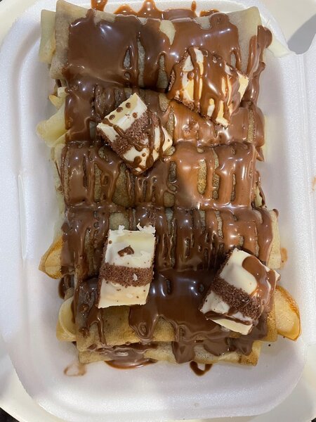 Crêpes gourmandes au chocolat