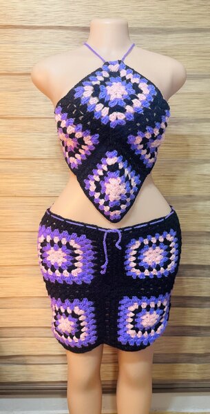 Crochet Two Piece Set