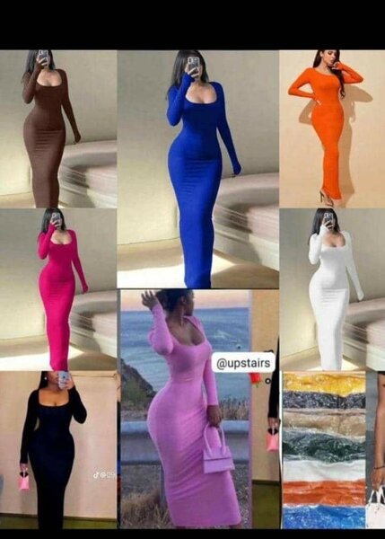 Robe longue moulante élégante