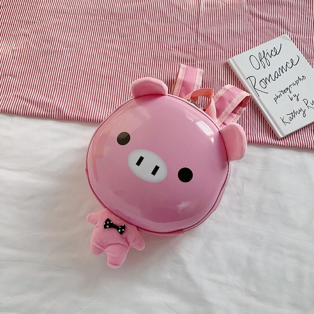 Sac à dos enfant cochon rose