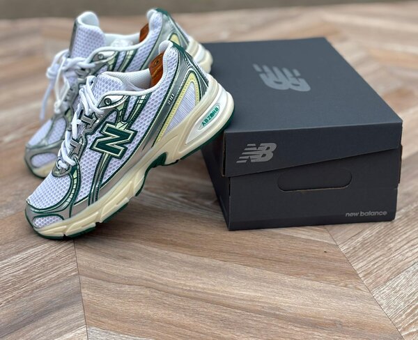 New Balance Sneakers Vert Blanc