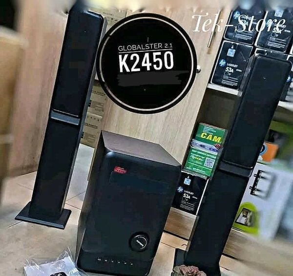 Globalstar Home Theater 2.1  -Bluetooth Input. -Aux Input. -FM Radio. -USB/TF Function. -Remote Control.