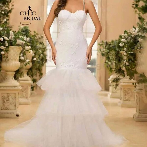 Simple wedding dress