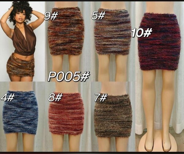 Jupe tricotée élégante