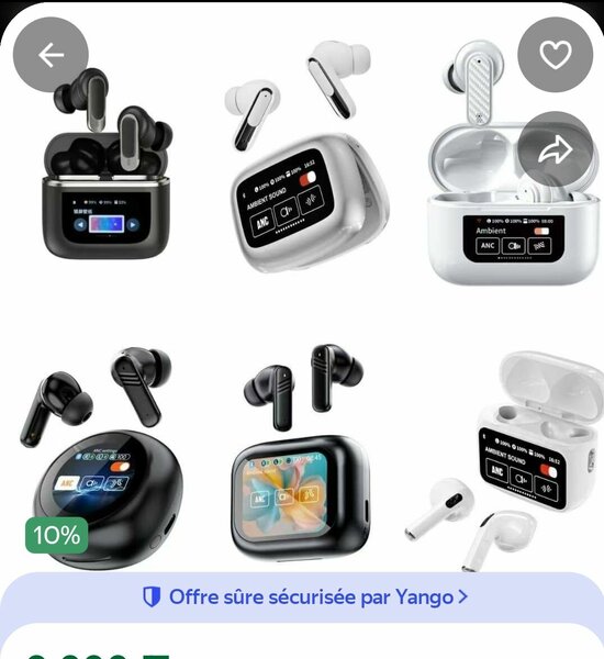 Écouteurs Bluetooth ANC TWS