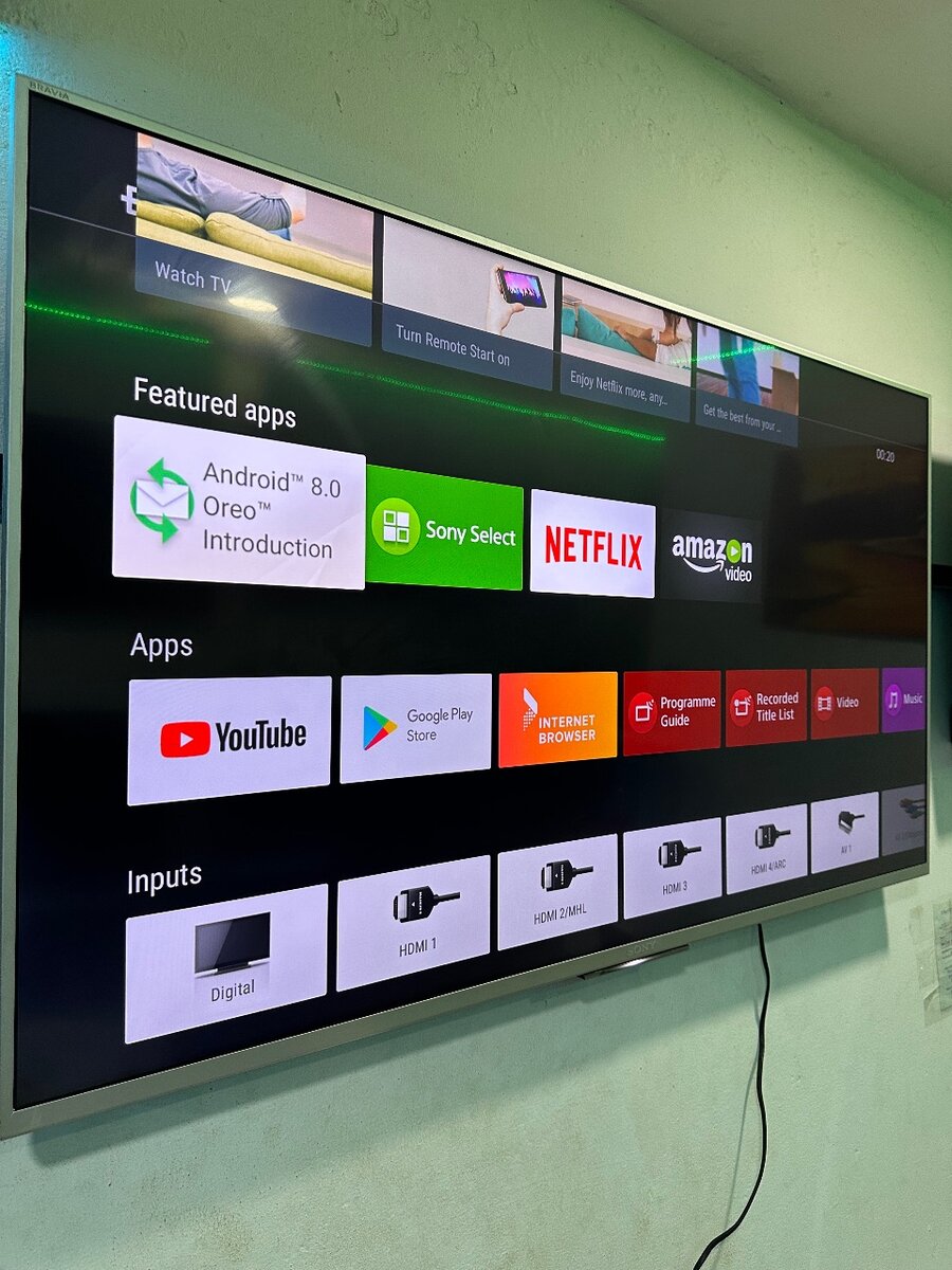 50inches full digital satellite android 4k ultra SONY TV