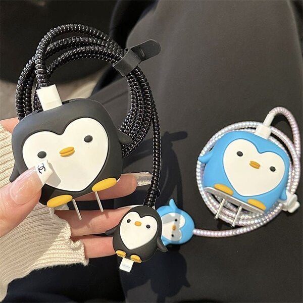 Coq chargeur mignon pingouin