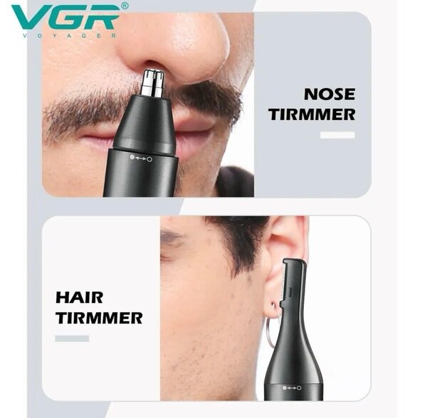 VGR Tondeuse nez mini 2 en 1