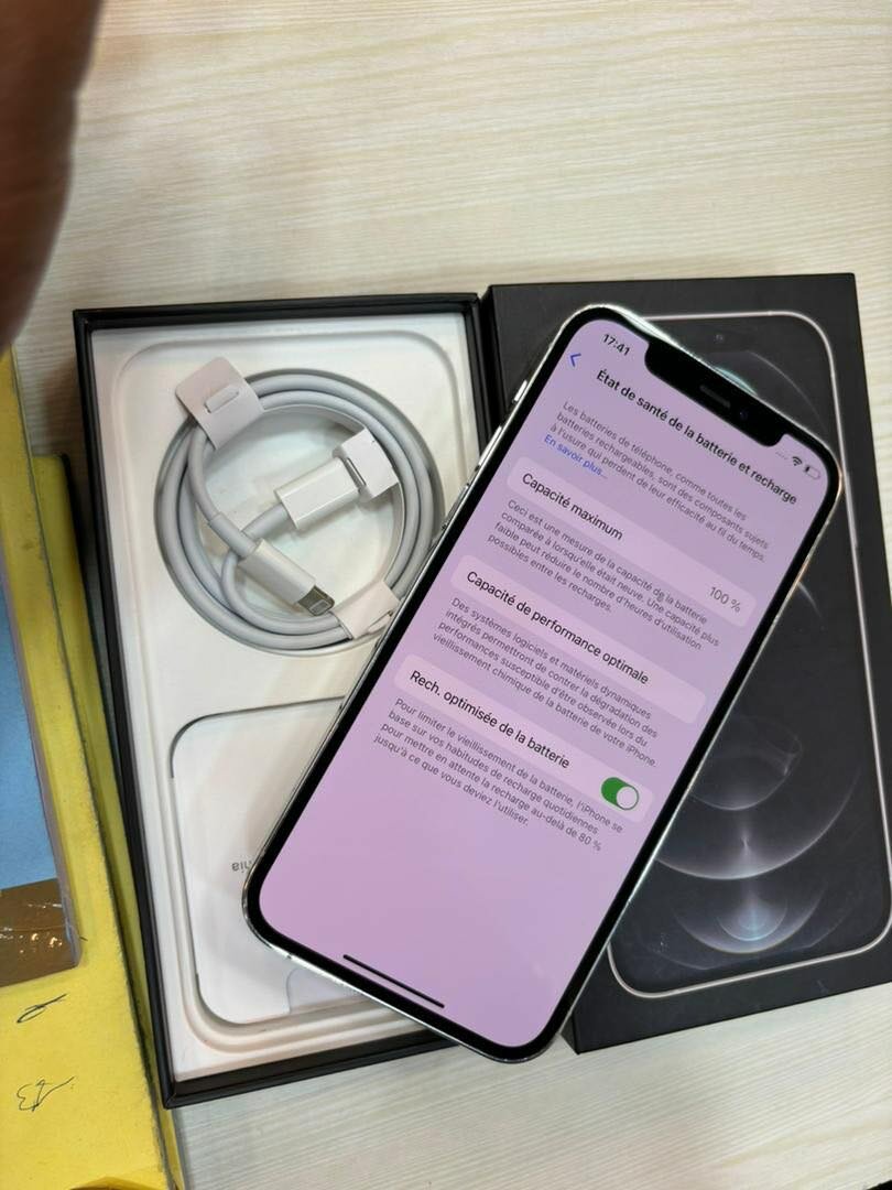 Iphone12 Pro Max 128 go avec carton