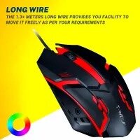 RGB Mouse + FREE Mouse Pad - Gaming Mouse with 7 breathing led RGB - USB Wired Optical Moue for PC, Laptop, Minecraft, Mobile Pubg, Free Fire