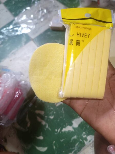 Éponges de maquillage rondes