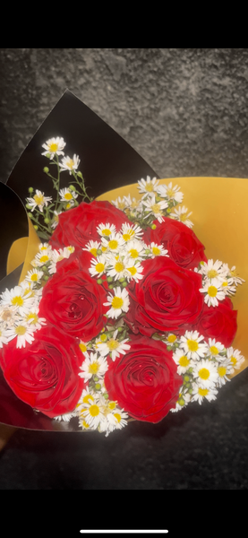 Bouquet de Roses Rouges Éclatantes