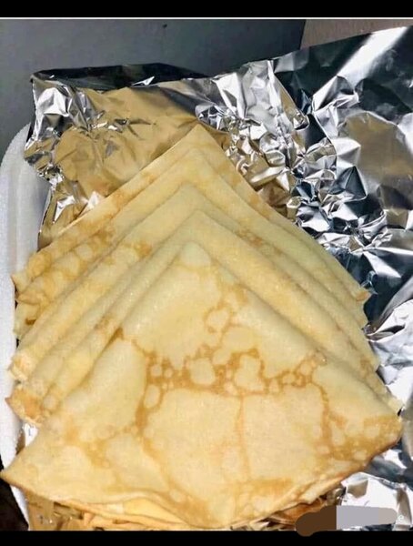 Crêpe nature chocolat salée