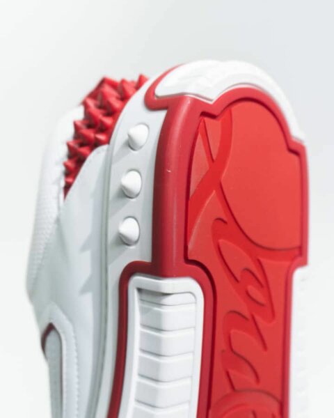 Baskets Blanches et Rouges Homme