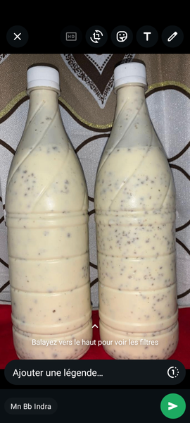 Boisson Maison avec Graines