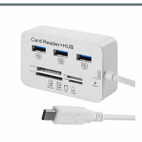 Lecteur de cartes USB-C 3-en-1