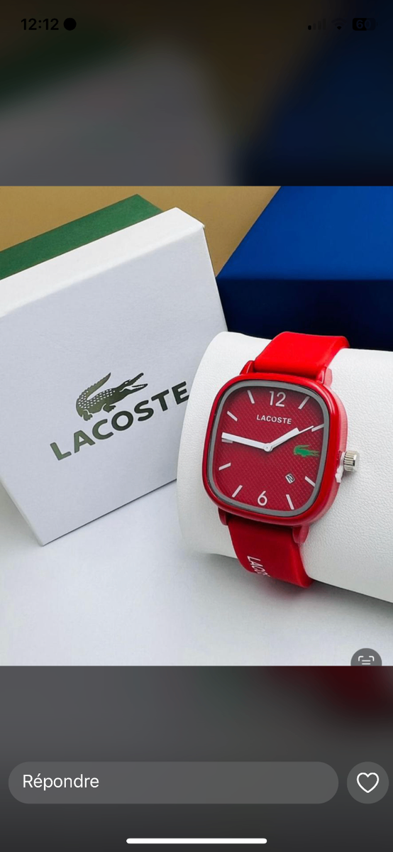 Montre unisexe Lacoste élégante