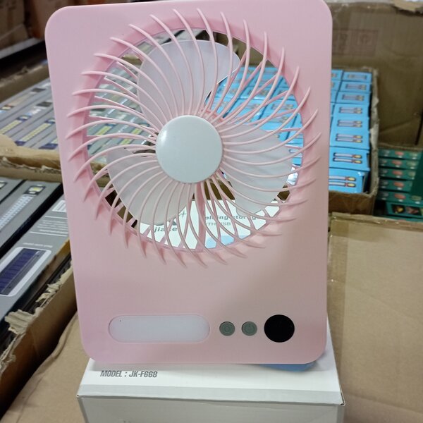 Small rechargeble table fan
