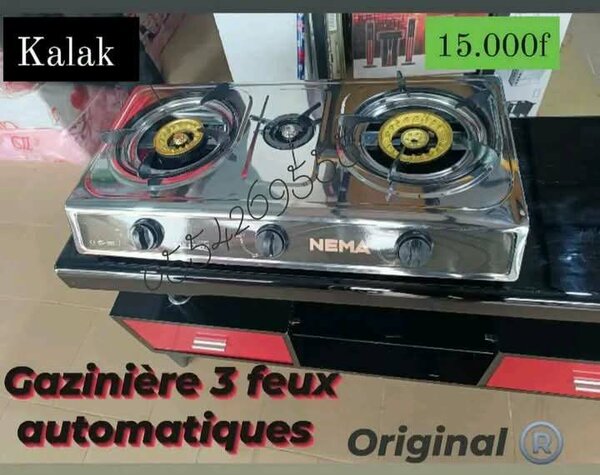 Gazinière NEMA 3 feux