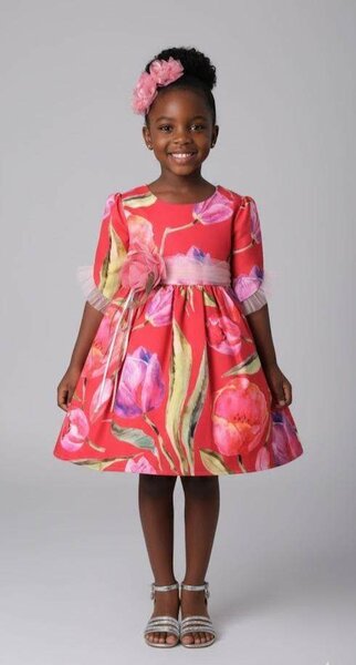 Robe florale de 1 à 5 ans