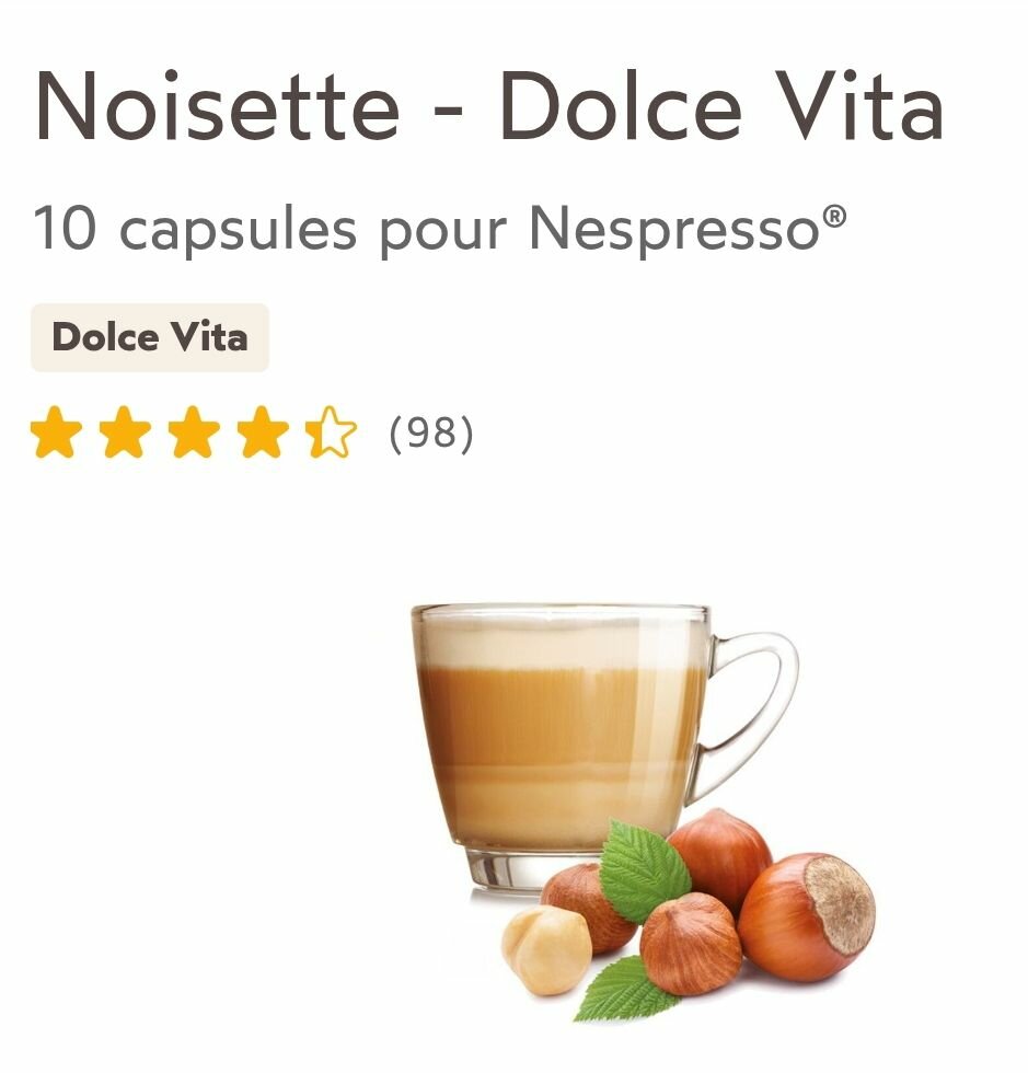 Dolce vita Noisette