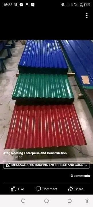 IBR and corrugated all colors