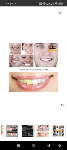 Blanchisseur des dents