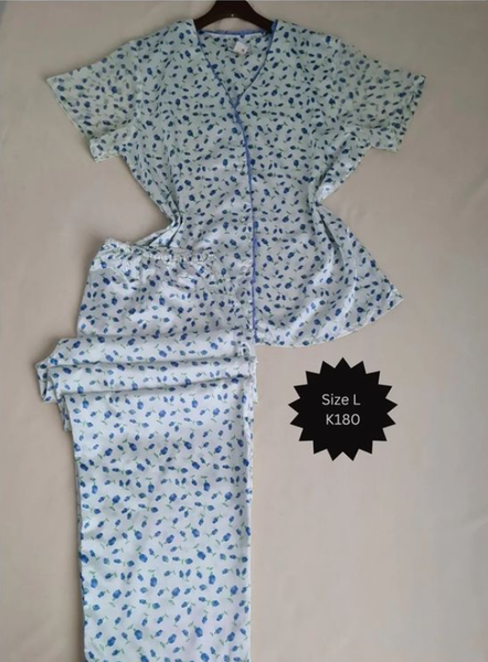 shirt and pants are white