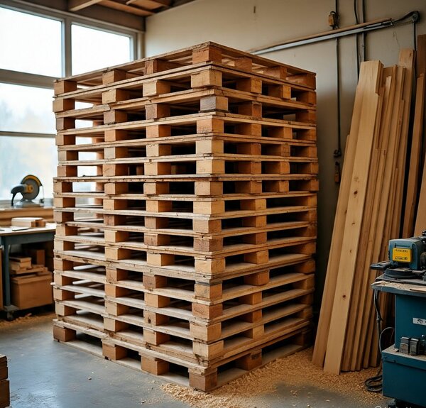 Palettes en bois robustes
