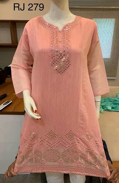 Ladies 2pc stitched Embroidery dress