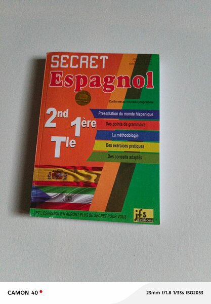 Livre Apprentissage Espagnol Lycée