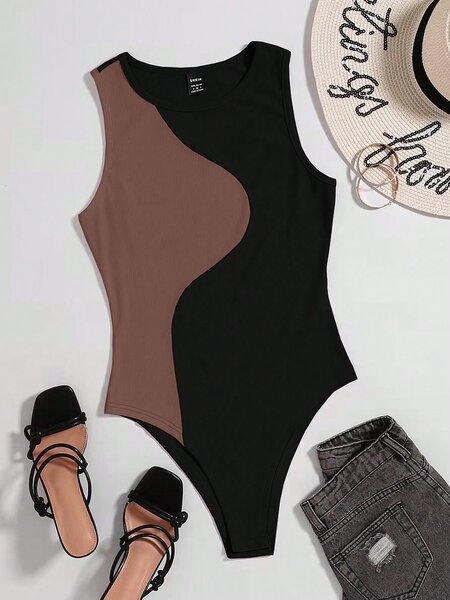 Body bicolore élégant