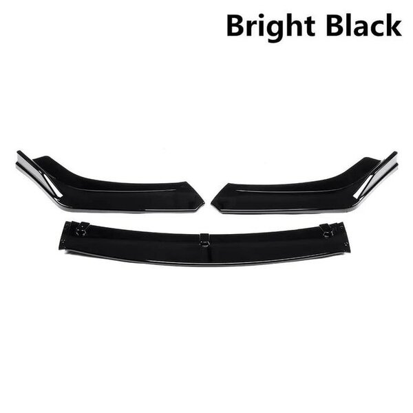 Car Front Bumper Splitter ABS Plastic - Center 3 Dot - 3Pcs