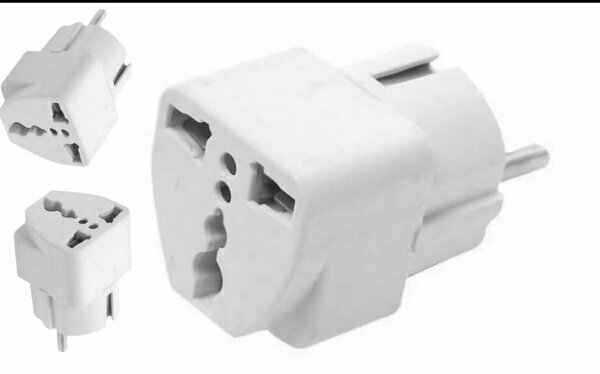 2 lot Adaptateur de Voyage Uni