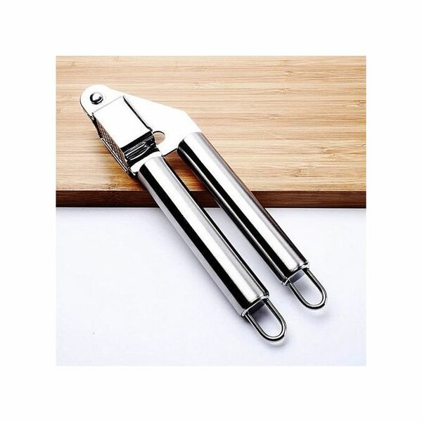 Presse-Ail En Métal Durable Inoxydable - Argent