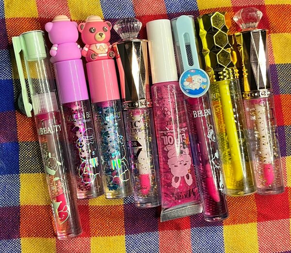 Ensemble de gloss brillant pour lèvres