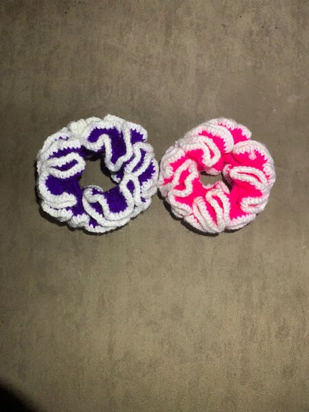 2chouchous crochet colorés