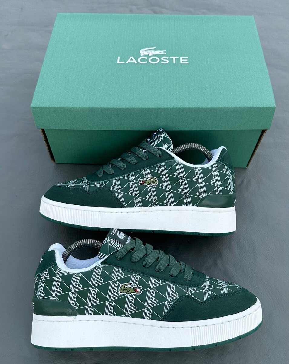 Baskets Lacoste Vert Style Moderne